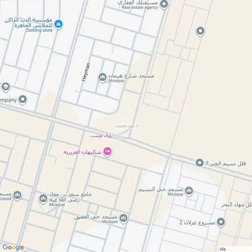 أرض 30000 متر مربع اربعة شوارع على شارع 20م اللؤلؤ، الخبر