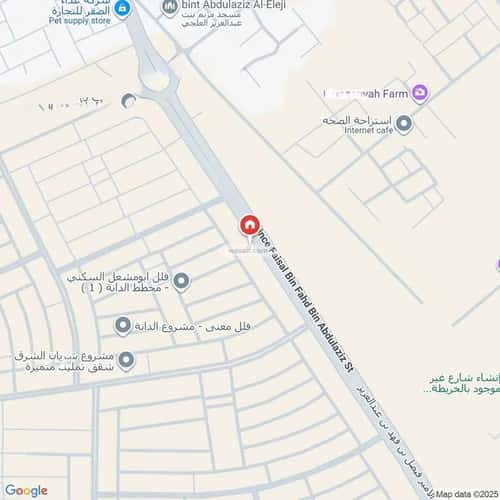 أرض 1350 متر مربع الدانة، الاحساء