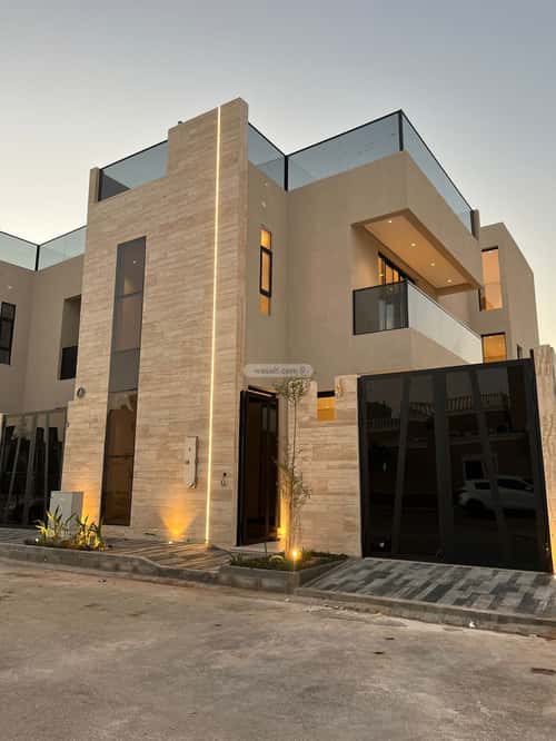 Villa 375.67 SQM Facing East on 20m Width Street Al-Mahdiyah, West Riyadh, Riyadh
