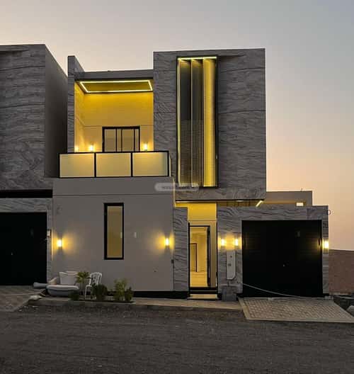 Villa 400 SQM Facing North East on 25m Width Street Al-Mahdiyah, West Riyadh, Riyadh