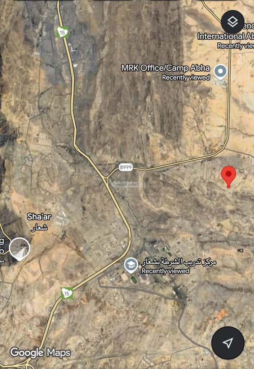 Land 49144.5 SQM Facing North on 20m Width Street Sha'Ar, Abha