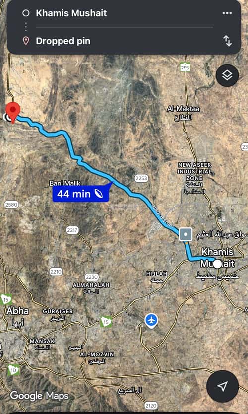 Land 49144.5 SQM Facing North on 20m Width Street Sha'Ar, Abha