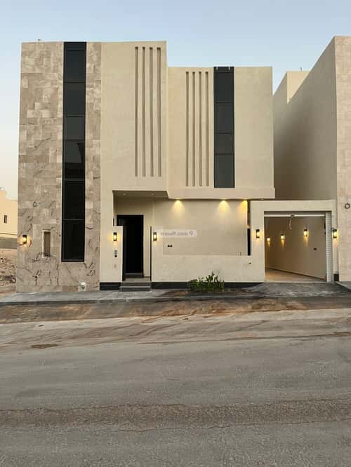 Villa 361.76 SQM Facing North West on 20m Width Street Al-Mahdiyah, West Riyadh, Riyadh