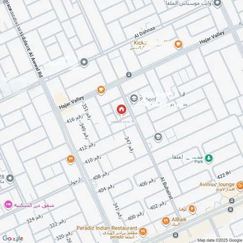 أرض 400 متر مربع شمالية على شارع 15م الملقا، شمال الرياض، الرياض