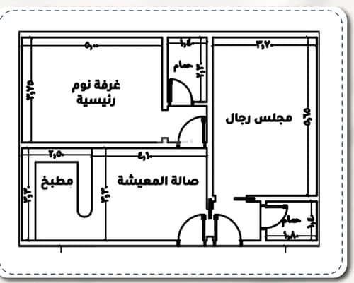 Apartment with 2 Bedrooms Al Thagur, South Jeddah, Jeddah