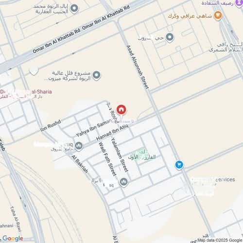 Villa 201 SQM Facing West on 15m Width Street Al-Faruq, Central Riyadh, Riyadh