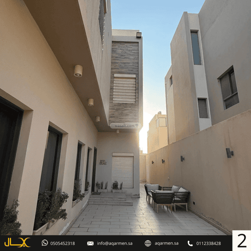 فيلا 312.5 متر مربع شرقية على شارع 15م الياسمين، شمال الرياض، الرياض