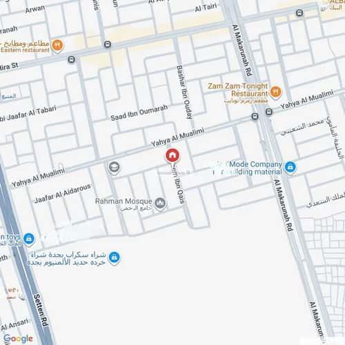 Land 672 SQM Facing North East on 18m Width Street Al Rabbwah, North Jeddah, Jeddah