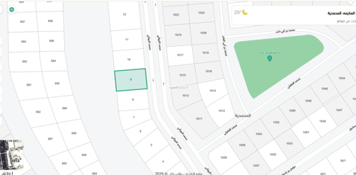 Land 620 SQM Facing East on 24m Width Street Almouhamdeah, Makkah Al Mukarramah