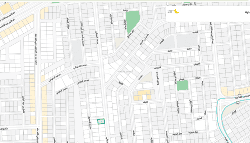 أرض 629.5 متر مربع شمالية شرقية على شارع 24م المحمدية، مكة المكرمة