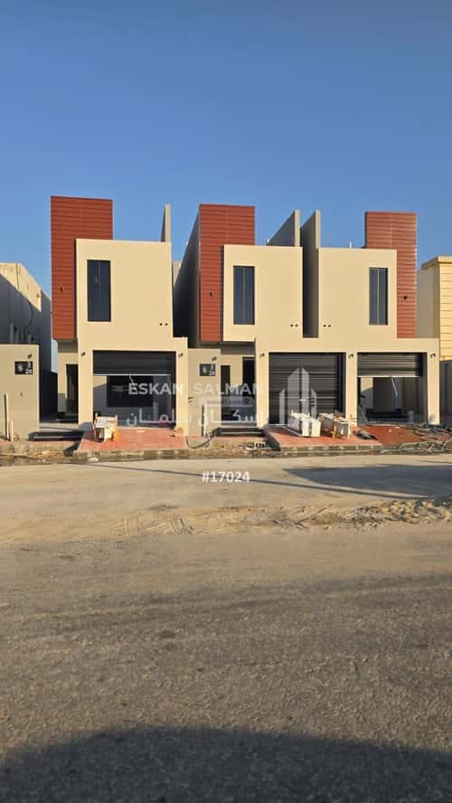 Villa 355.15 SQM Facing North on 20m Width Street Al Aqiq, Khobar