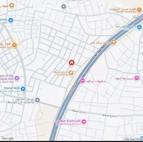 أرض 976 متر مربع الواسط، الطائف