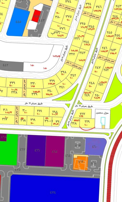 أرض 1000 متر مربع جنوبية على شارع 25م الناصرية 4، جازان