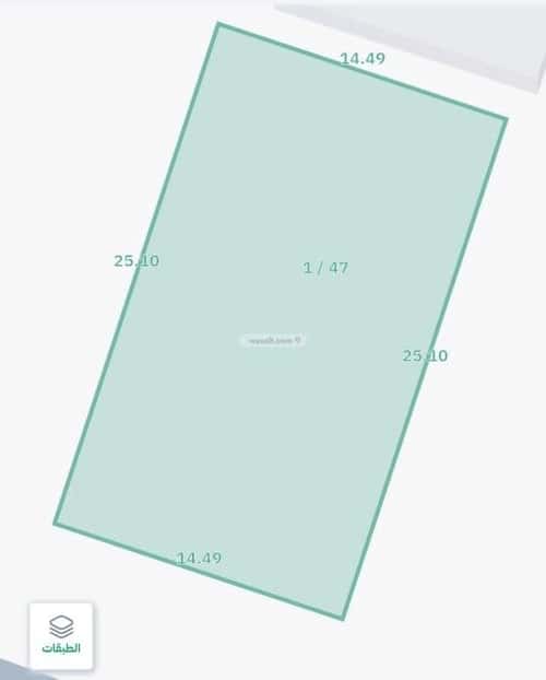 أرض 362.57 متر مربع جنوبية على شارع 24م العزيزية، المدينة المنورة