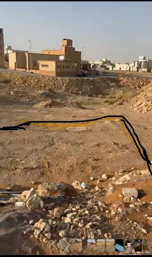 أرض 575 متر مربع شمالية على شارع 30م مشرف، الخرج