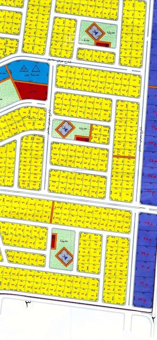 أرض 856 متر مربع شمالية شرقية على شارع 16م Al-Majd, North Jeddah, Jeddah