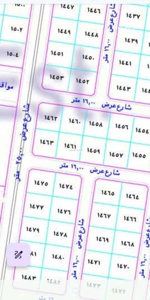 Land 418 SQM facing North on 16m width street الجزيرة، شمال جدة، جدة