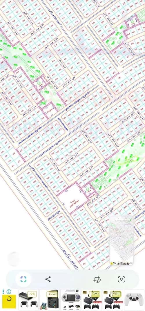أرض 434 متر مربع شمالية على شارع 25م الغدير، شمال جدة، جدة