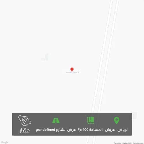 Land 400 SQM Facing West on 20m Width Street Oraid, South Riyadh, Riyadh