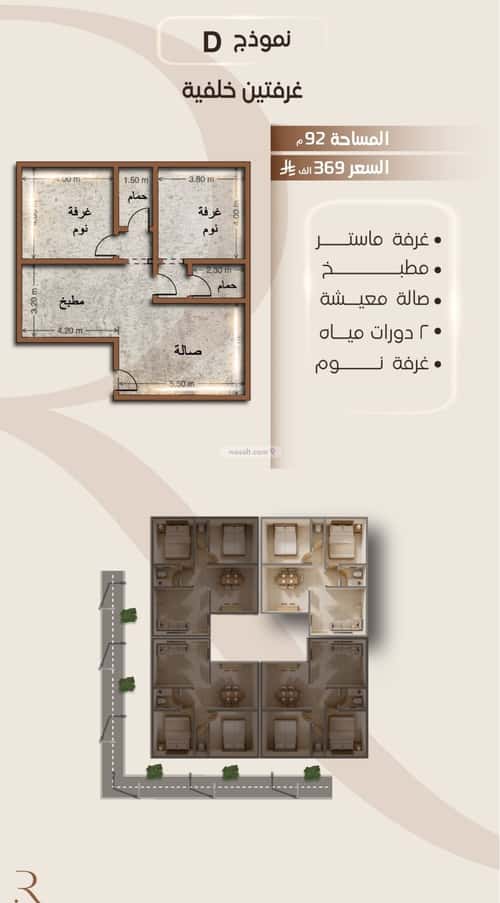 شقة بغرفتين الفيصلية، شمال جدة، جدة