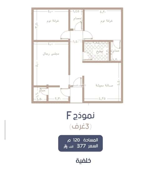 شقة ب 3 غرف المروة، شمال جدة، جدة