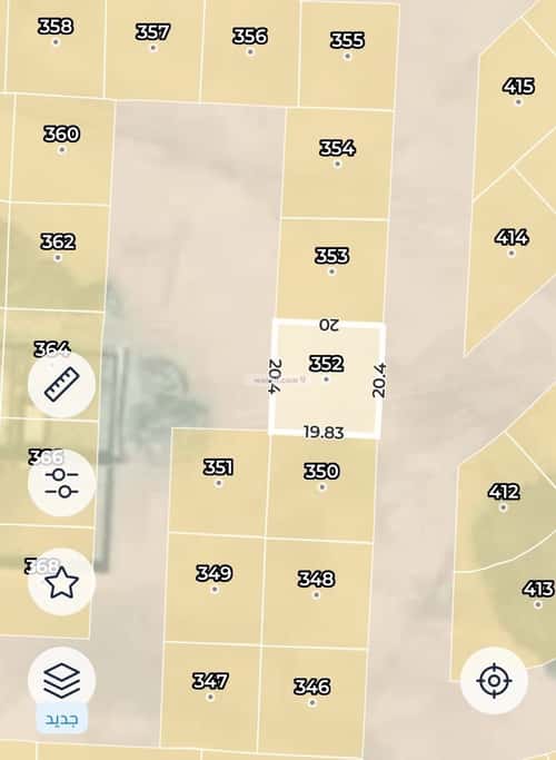 أرض 400 متر مربع شرقية على شارع 15م الفنار، شمال جدة، جدة