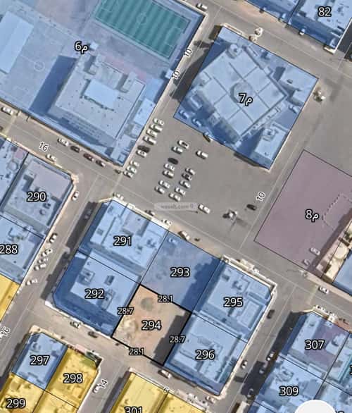 أرض 822.15 متر مربع غربية على شارع 16م الرانوناء، المدينة المنورة