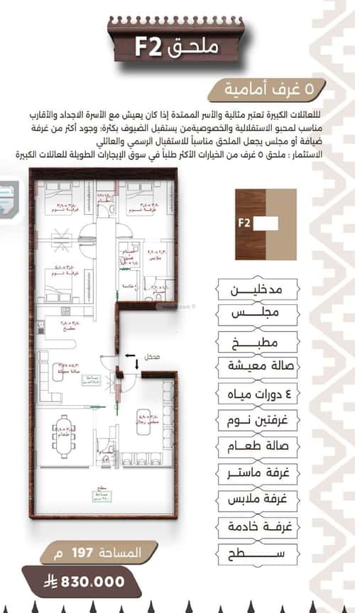 شقة ب 5 غرف النعيم، شمال جدة، جدة