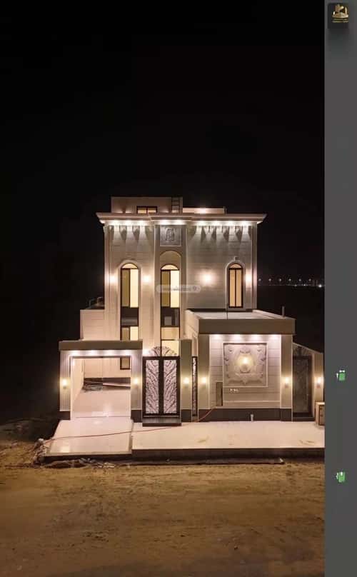 Villa 341.99 SQM Facing West on 40m Width Street Al Lo'A Lo'A, Khobar