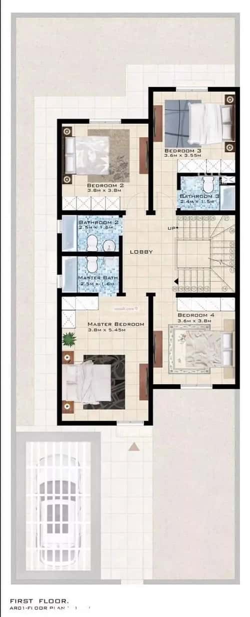 فيلا 250 متر مربع شرقية على شارع 20م مطار الملك خالد الدولي، شمال الرياض، الرياض