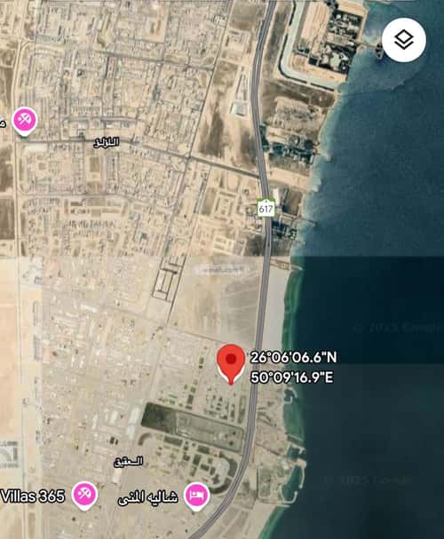 أرض 418.72 متر مربع شرقية على شارع 20م العقيق، الخبر