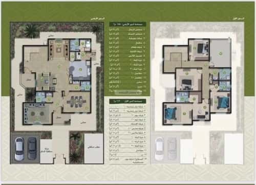 Villa 512 SQM Facing North on 15m Width Street Al-Matrefeyah, Jubail Industrial City