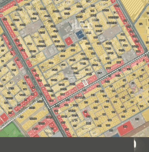 Land 1499 SQM facing South on 30m width street القادسية، شرق الرياض، الرياض