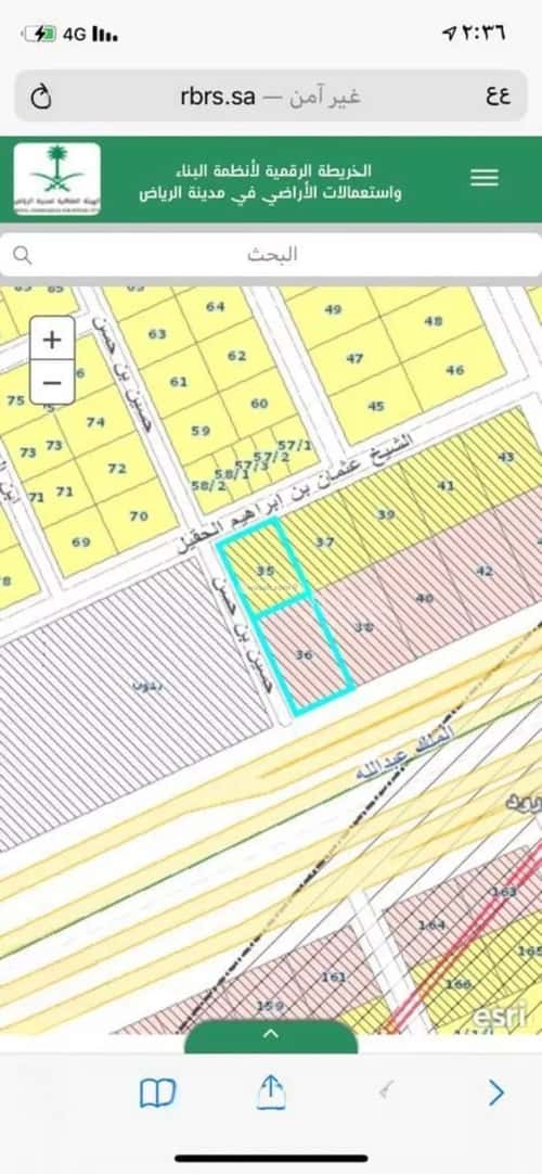 Land 1750 SQM King Fahd, North Riyadh, Riyadh