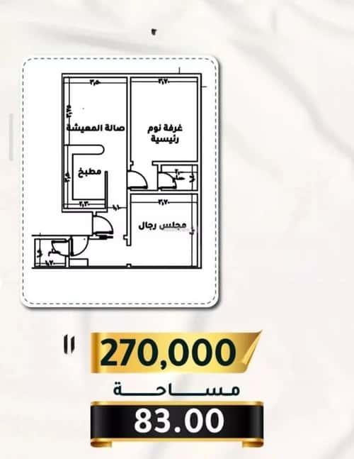 شقة بغرفتين الثغر، جنوب جدة، جدة