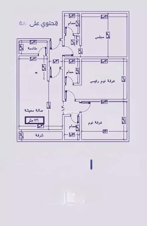 شقة ب 3 غرف الزهراء، شمال جدة، جدة