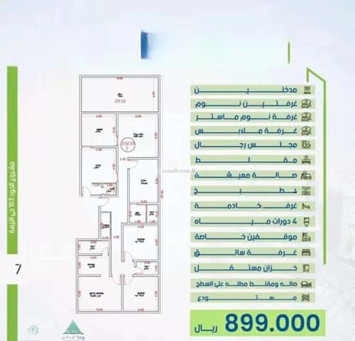 شقة ب 5 غرف النزهة، شمال جدة، جدة