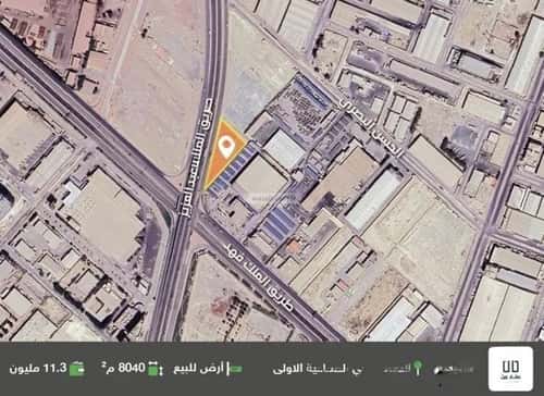 Land 8040.28 SQM Facing North on 60m Width Street Al Khaldyah Al Jnubyah, Aldammam