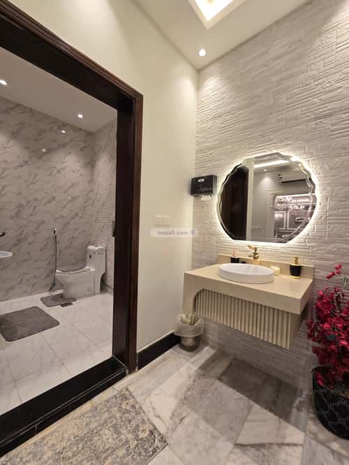 Villa 805 SQM with 1 Apartment Facing North Al Yaqoot, North Jeddah, Jeddah