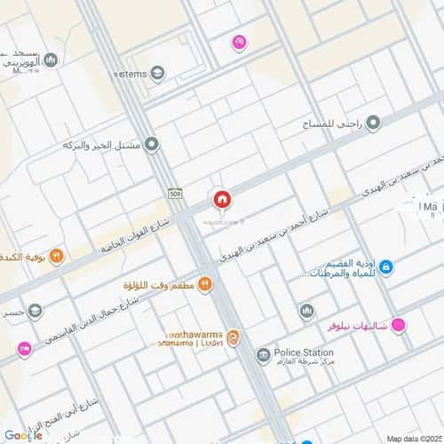 أرض 523.52001953125 متر مربع جنوبية على شارع 20م العارض، شمال الرياض، الرياض