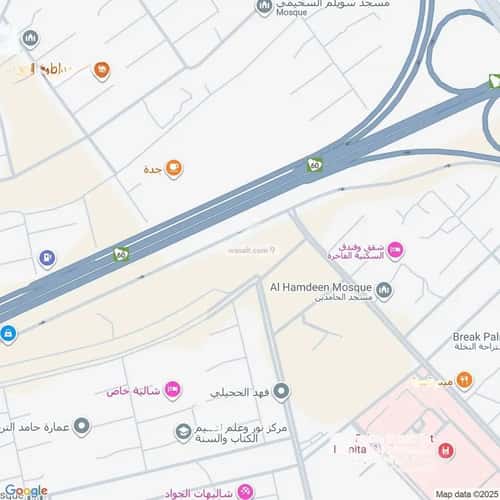 Land 584.83 SQM Facing West on 20m Width Street Industrial City, Madinah