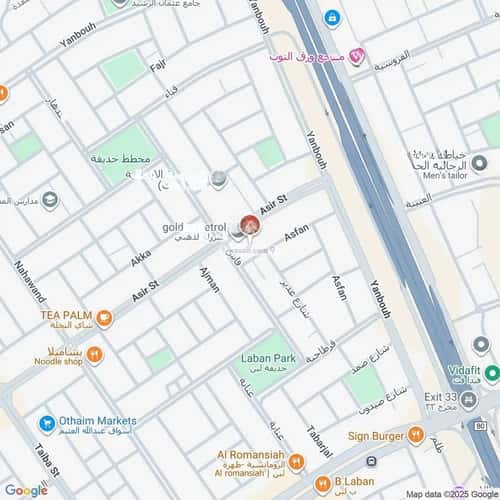 Villa 450 SQM Facing East on 20m Width Street Dahrat Laban, West Riyadh, Riyadh