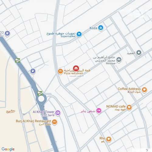 فيلا 660 متر مربع جنوبية على شارع 20م الورود، الخرج