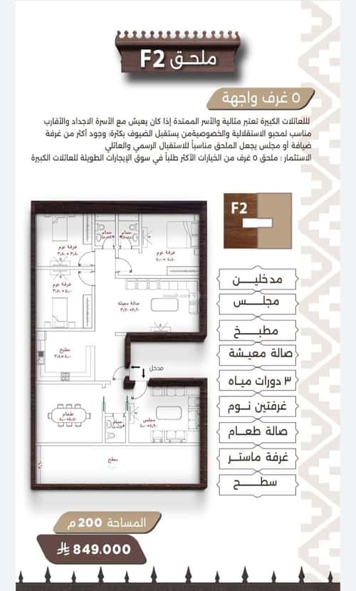 5 bedroom apartment in Al Naeem