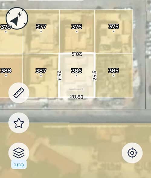 أرض 400 متر مربع شمالية على شارع 15م المهدية، غرب الرياض، الرياض