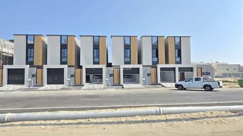 Villa 261.99 SQM Facing West on 40m Width Street Al Aqiq, Khobar
