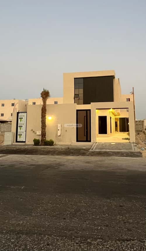 Villa 420 SQM Facing West on 40m Width Street Al Amwaj, Khobar