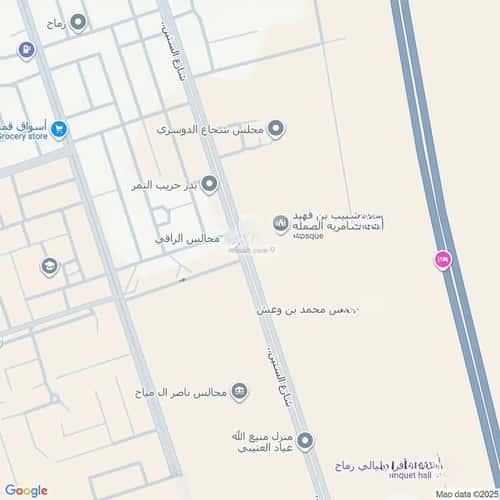 Land 930 SQM Facing East on 60m Width Street Al Khuzama, Ramah