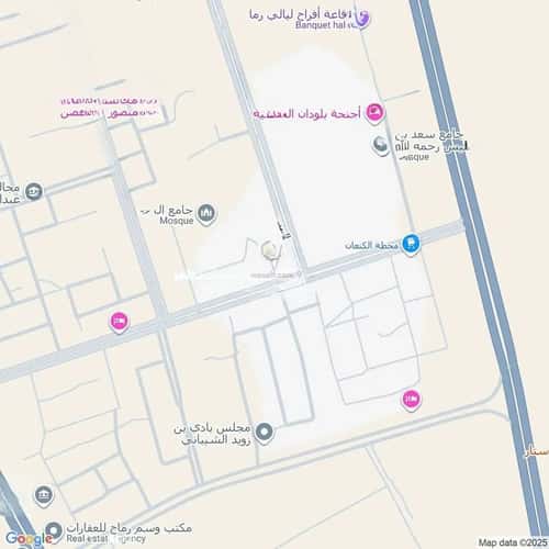 Land 655 SQM facing West on 30m width street النخيل، رماح