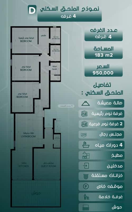 Apartment with 20 Bedrooms Al Salamah, North Jeddah, Jeddah